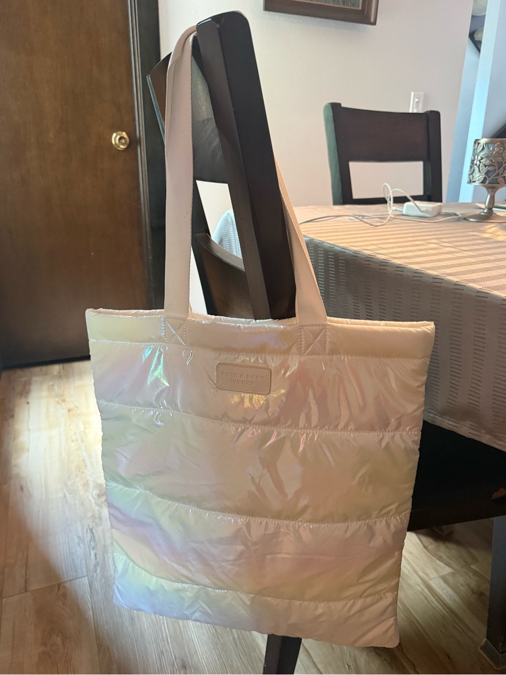Bath and Body Works Limited Edition VIP Iridescent Puffer